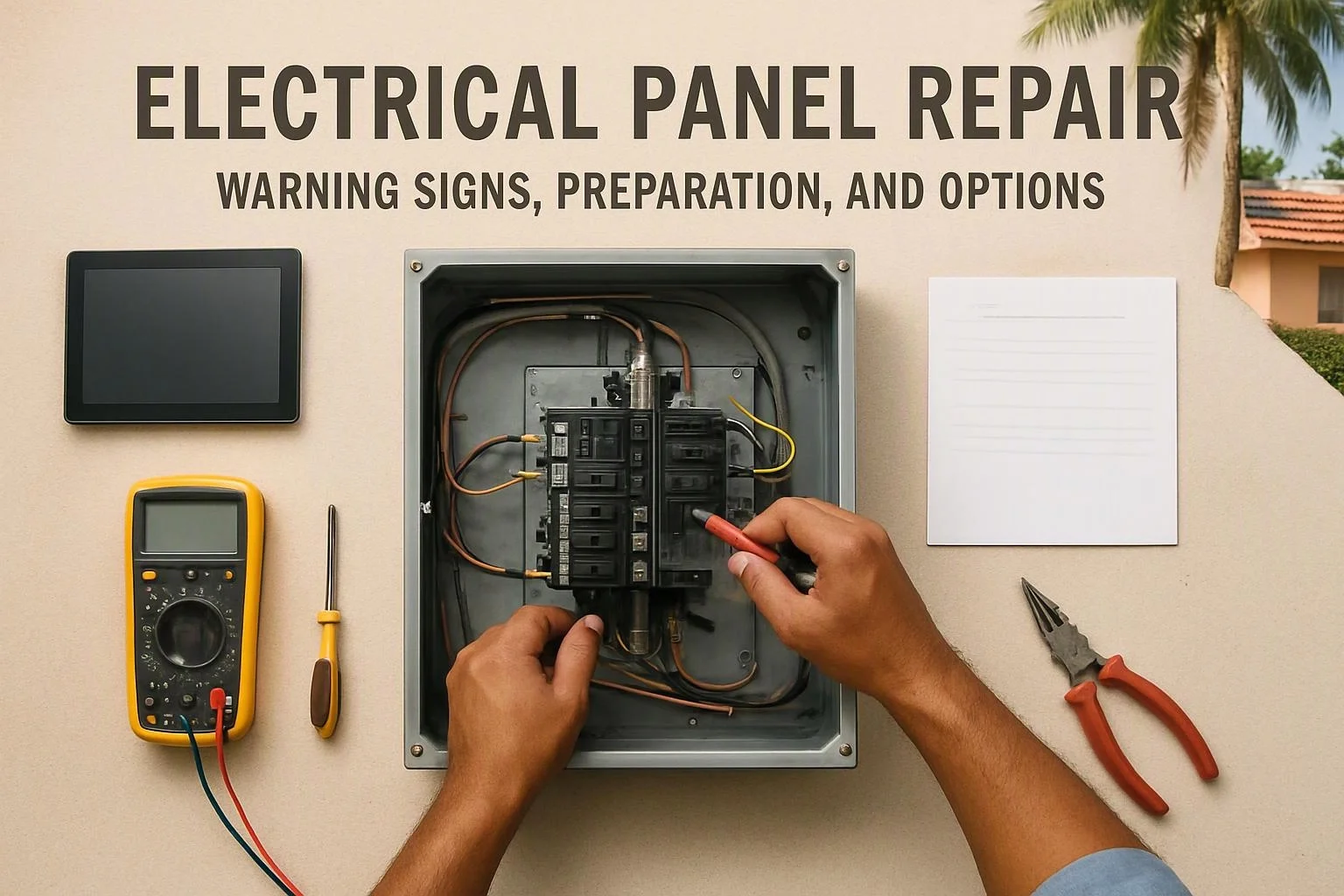 Electrical Panel Repair: Warning Signs, Preparation, and Options