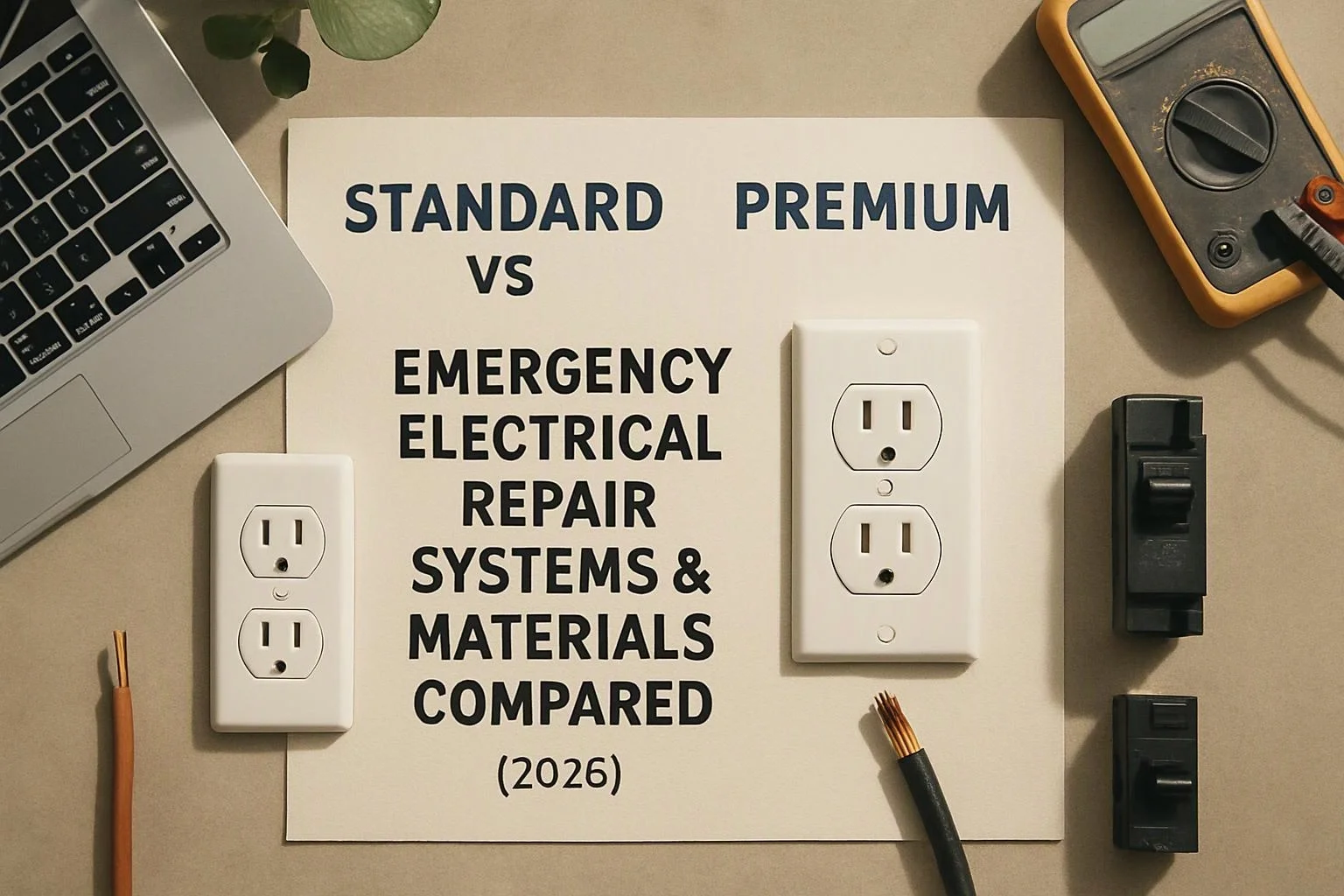 Standard vs Premium Emergency Electrical Repair Systems & Materials Compared (2026)